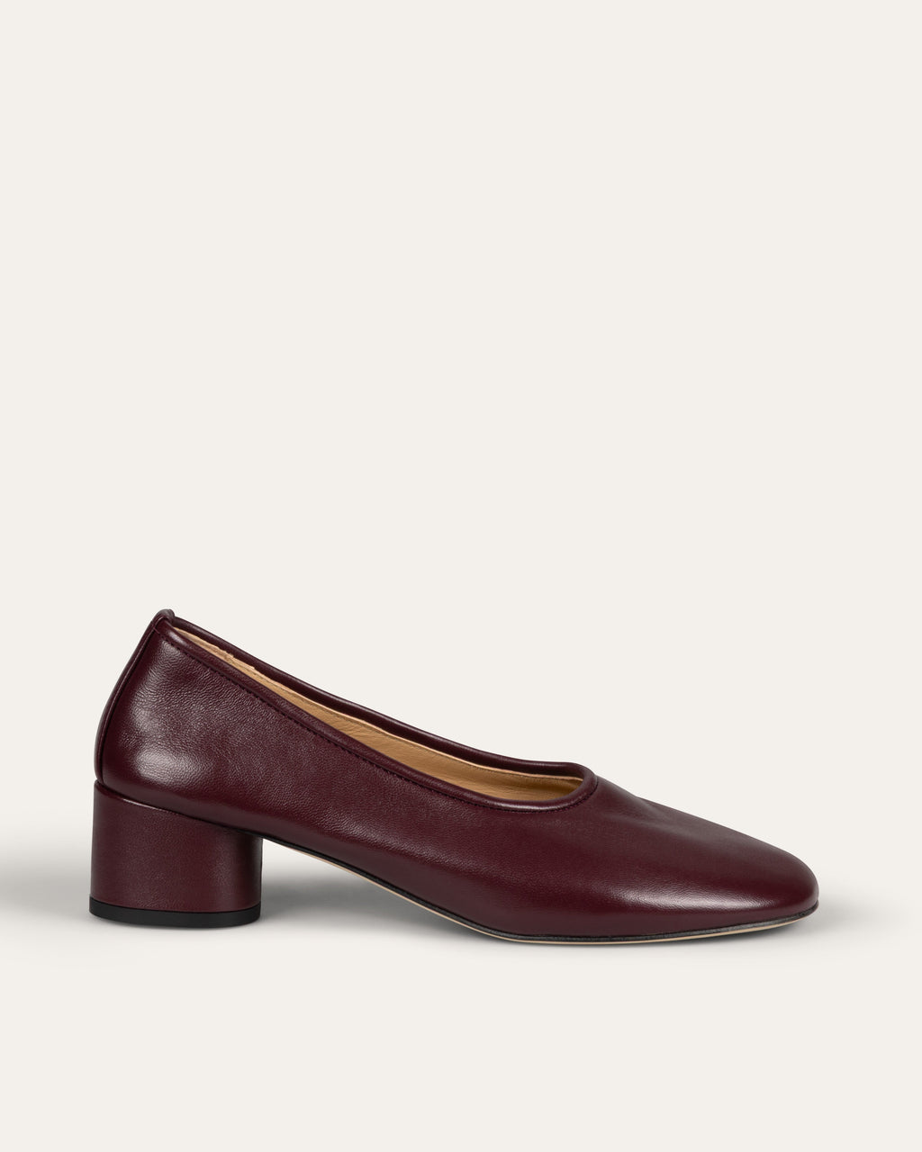 Leather Pumps, Bordeaux — Made in Italy | Dear Frances