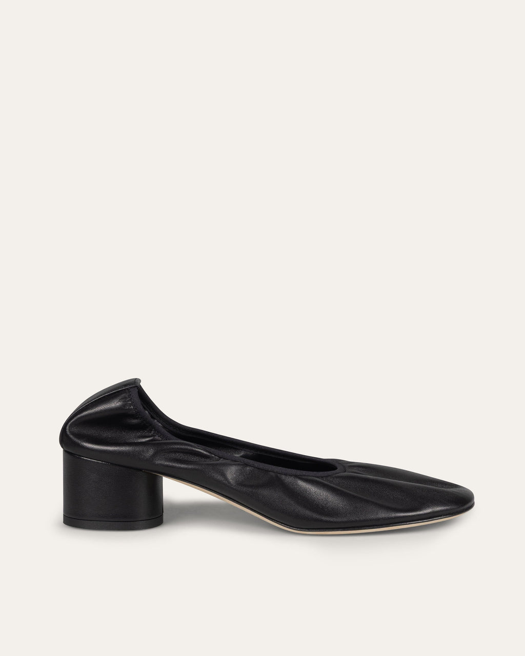 Leather Pumps, Black — Made in Italy | Dear Frances