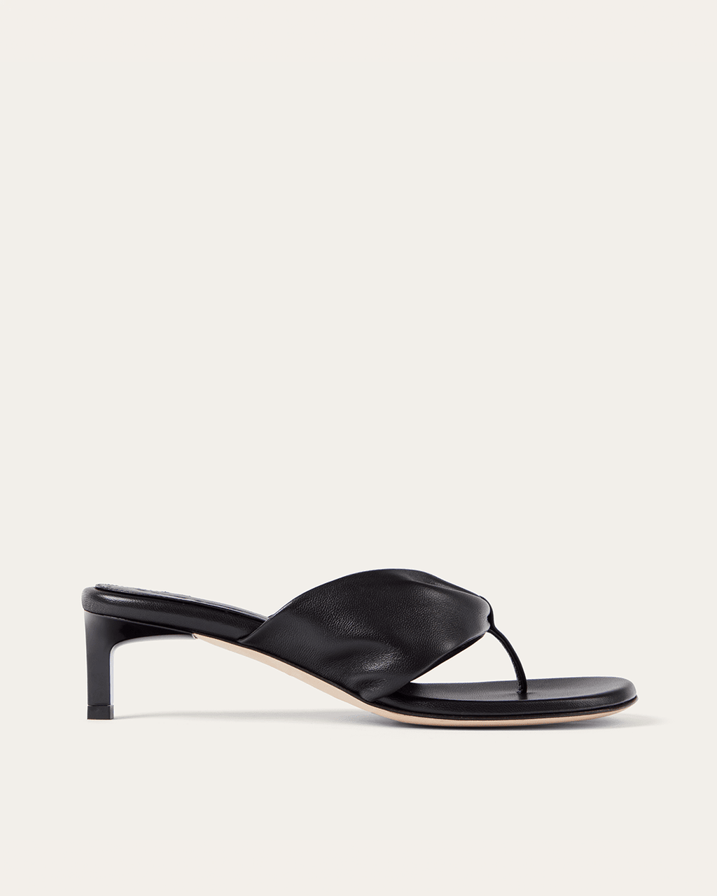 Leather Heels, Black — Made in Italy | Dear Frances