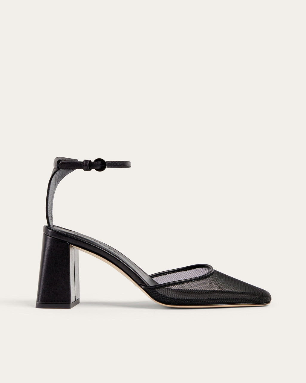 Felice Pump, Black Mesh | Dear Frances