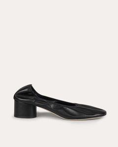 Balla Pump Scrunch, Black Leather| Dear Frances display picture 1