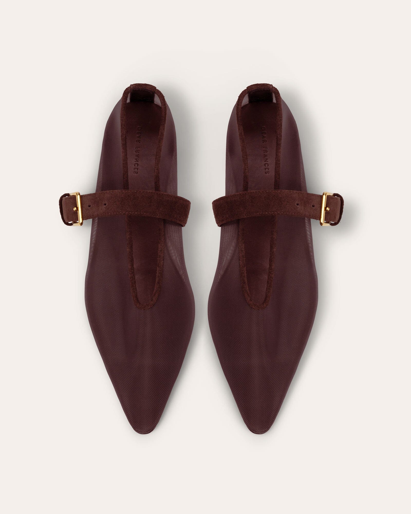 Mesh Flats, Bordeaux — Made in Italy | Dear Frances