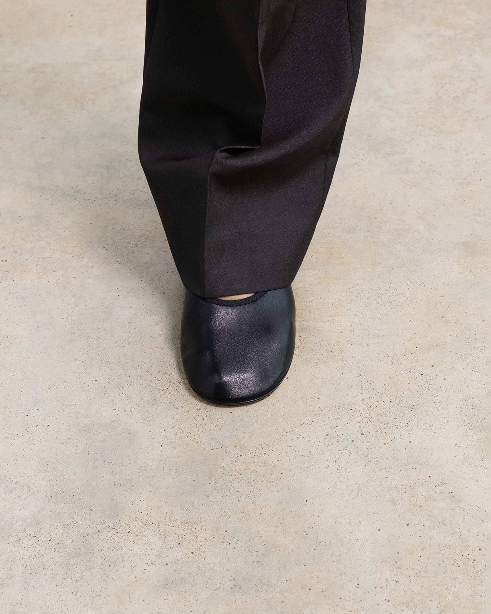 Leather Pumps, Black — Made in Italy | Dear Frances