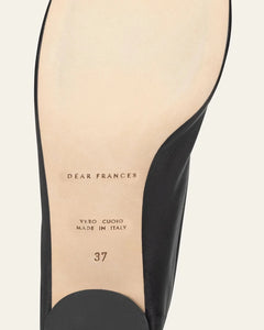 Leather Pumps, Black — Made in Italy | Dear Frances