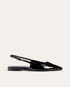 Tia Slingback, Black Patent Tia flat dear-frances 