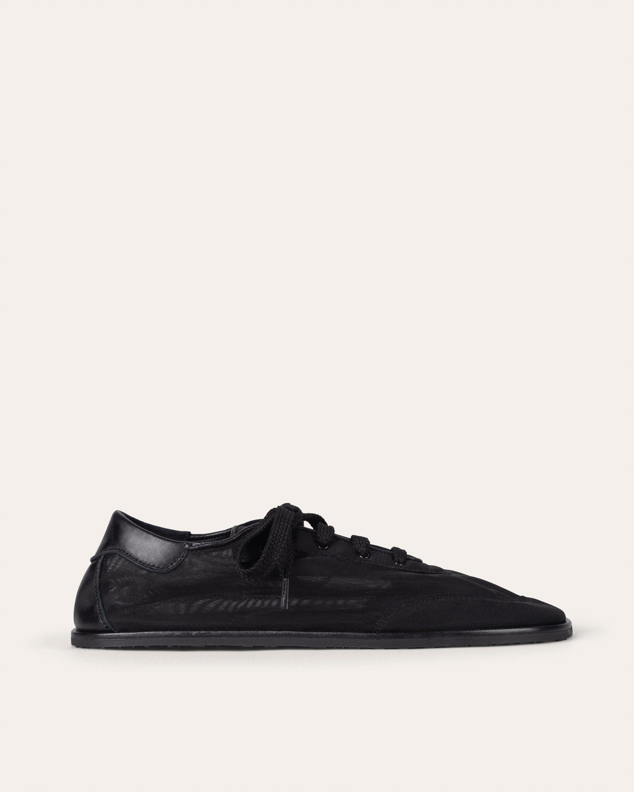 Dear frances メッシュシューズ Mesh Trainers, Black Mesh — Made in Italy | Dear Frances