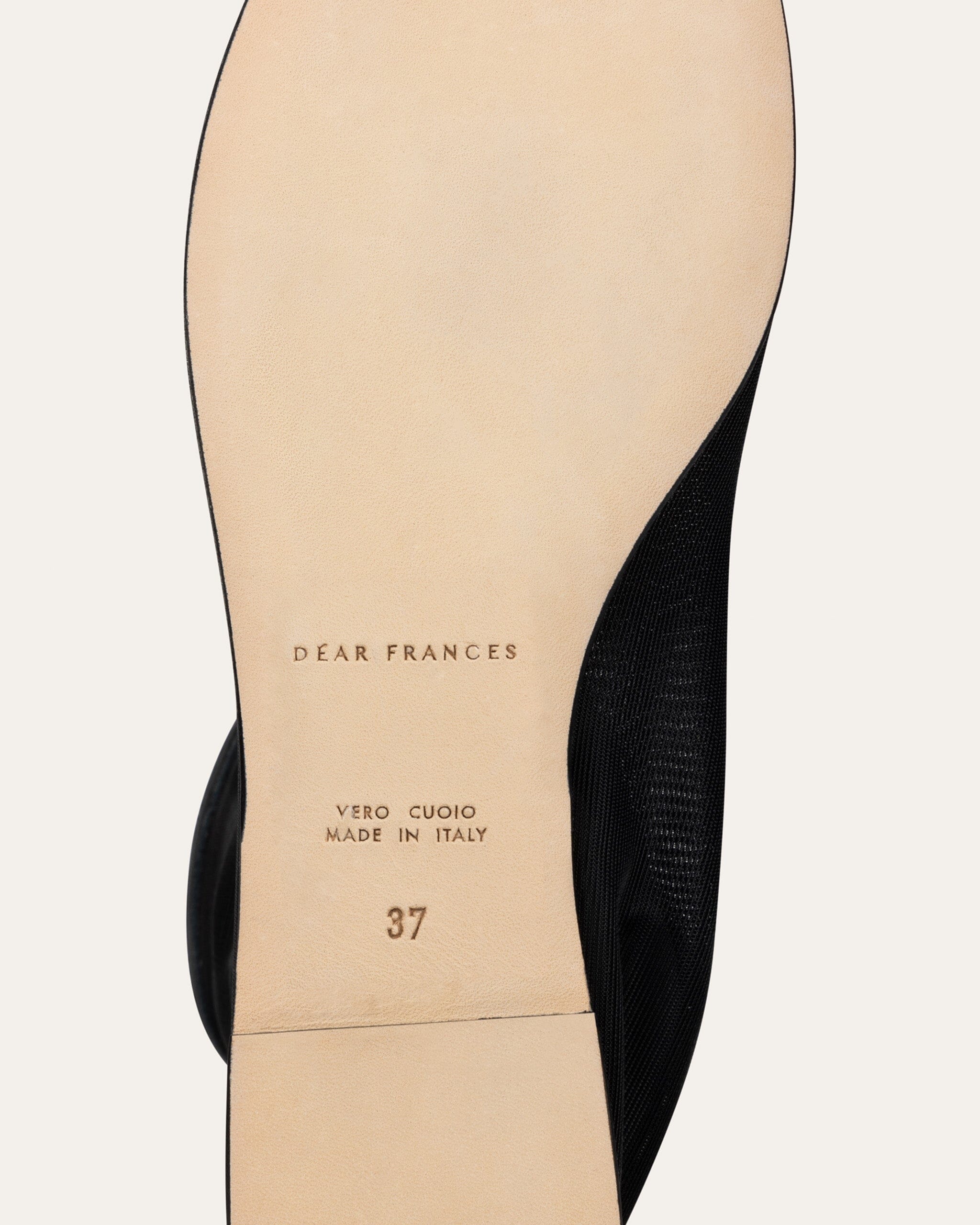 Mesh Ankle Boots, Black Mesh — Made in Italy | Dear Frances