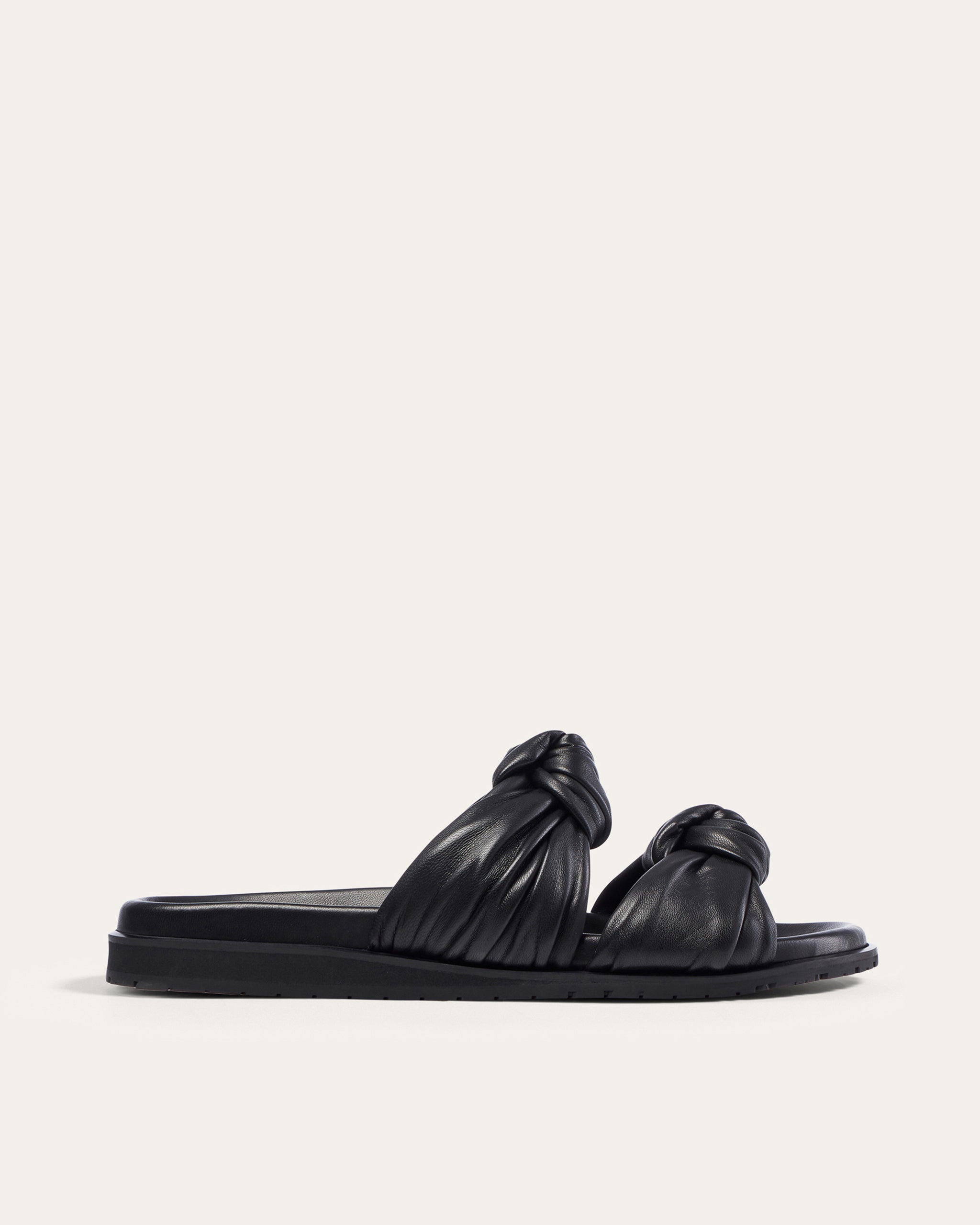TODAYFUL Slide Leather Shoes スライドレザーシューズ Black