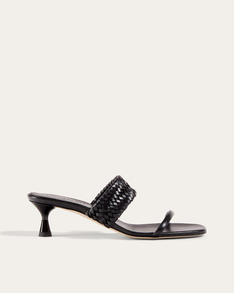 Bow Woven Leather Sandal | Dear Frances