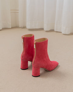 Cube Boot, Pink Suede CUBE BOOT dear-frances 